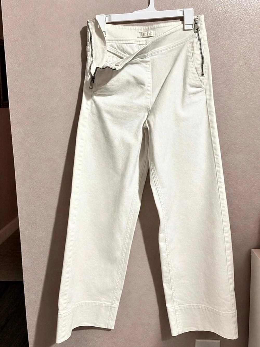 Chloe’s Women's Straight Leg Pants in White